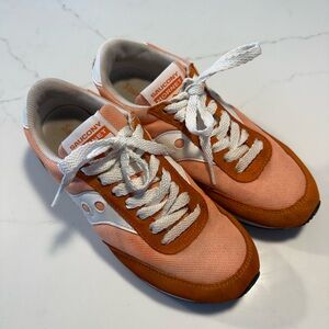 Saucony Hornet Women's Sneakers in Orange and White